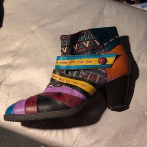Colorful Women's Ankle Boots
